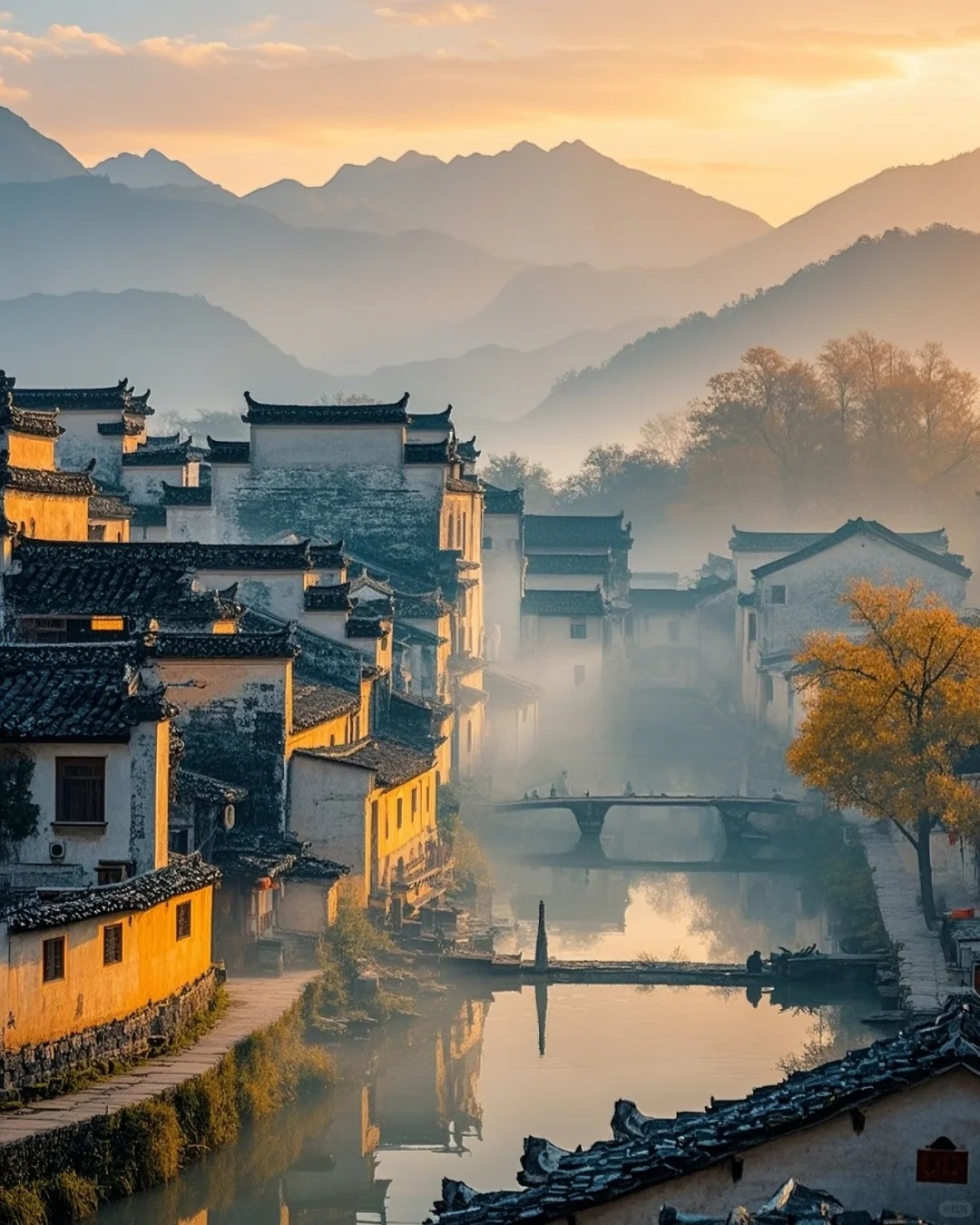 烟雨水墨韵，雾绕古徽州_1_旅忆_安徽徽州-来自52tours 我爱旅游网